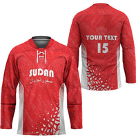 Custom Sudan Football Hockey Jersey Come On Falcons of Jediane - Wonder Print Shop