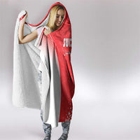 Sudan Football Hooded Blanket Come On Falcons of Jediane - Wonder Print Shop