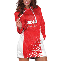 Custom Sudan Football Hoodie Dress Come On Falcons of Jediane - Wonder Print Shop