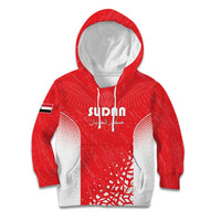 Custom Sudan Football Kid Hoodie Come On Falcons of Jediane - Wonder Print Shop