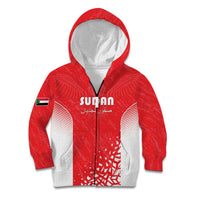 Custom Sudan Football Kid Hoodie Come On Falcons of Jediane - Wonder Print Shop