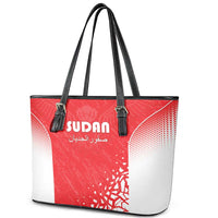 Sudan Football Leather Tote Bag Come On Falcons of Jediane - Wonder Print Shop