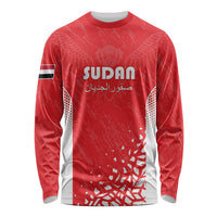Custom Sudan Football Long Sleeve Shirt Come On Falcons of Jediane - Wonder Print Shop