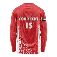 Custom Sudan Football Long Sleeve Shirt Come On Falcons of Jediane - Wonder Print Shop