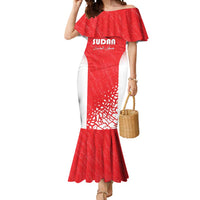 Custom Sudan Football Mermaid Dress Come On Falcons of Jediane - Wonder Print Shop