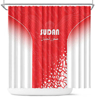 Sudan Football Shower Curtain Come On Falcons of Jediane - Wonder Print Shop