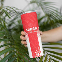 Custom Sudan Football Skinny Tumbler Come On Falcons of Jediane - Wonder Print Shop