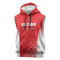 Custom Sudan Football Sleeveless Hoodie Come On Falcons of Jediane - Wonder Print Shop