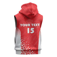 Custom Sudan Football Sleeveless Zip Hoodie Come On Falcons of Jediane - Wonder Print Shop