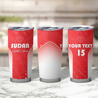 Custom Sudan Football Tumbler Cup Come On Falcons of Jediane - Wonder Print Shop
