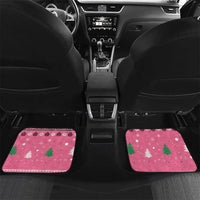 Personalised Germany Christmas Car Mats Cute Pink Gnome Frohe Weihnachten - Wonder Print Shop
