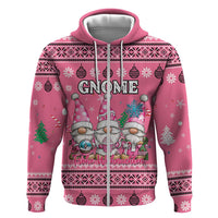 Personalised Germany Christmas Hoodie Cute Pink Gnome Frohe Weihnachten - Wonder Print Shop