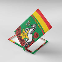 Personalised Burkina Faso Republic Day Canvas Wall Art Happy 66th Anniversary with White Stallion - Wonder Print Shop