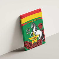 Personalised Burkina Faso Republic Day Canvas Wall Art Happy 66th Anniversary with White Stallion - Wonder Print Shop