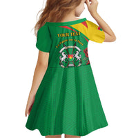 Personalised Burkina Faso Republic Day Family Matching Off The Shoulder Long Sleeve Dress and Hawaiian Shirt Happy 66th Anniversary with White Stallion - Wonder Print Shop