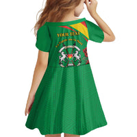 Personalised Burkina Faso Republic Day Family Matching Off Shoulder Maxi Dress and Hawaiian Shirt Happy 66th Anniversary with White Stallion - Wonder Print Shop