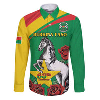 Personalised Burkina Faso Republic Day Family Matching Puletasi and Hawaiian Shirt Happy 66th Anniversary with White Stallion - Wonder Print Shop