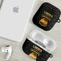 Liberia Vai Syllabary Heritage AirPods Case National Emblem Golden Style - Wonder Print Shop
