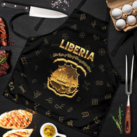Liberia Vai Syllabary Heritage Apron National Emblem Golden Style - Wonder Print Shop