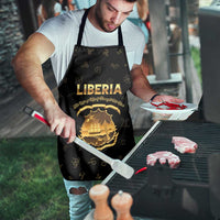 Liberia Vai Syllabary Heritage Apron National Emblem Golden Style - Wonder Print Shop