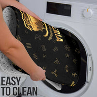 Liberia Vai Syllabary Heritage Bathroom Set National Emblem Golden Style - Wonder Print Shop