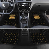 Personalized Liberia Vai Syllabary Heritage Car Mats National Emblem Golden Style - Wonder Print Shop