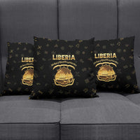 Liberia Vai Syllabary Heritage Pillow Cover National Emblem Golden Style - Wonder Print Shop