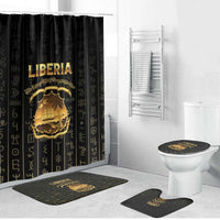 Liberia Vai Syllabary Vertical Pattern Bathroom Set - Wonder Print Shop