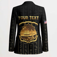 Personalized Liberia Vai Syllabary Vertical Pattern Blazer - Wonder Print Shop