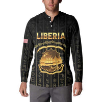 Personalized Liberia Vai Syllabary Vertical Pattern Button Sweatshirt - Wonder Print Shop