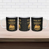 Personalized Liberia Vai Syllabary Vertical Pattern Ceramic Mug - Wonder Print Shop