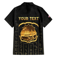 Personalized Liberia Vai Syllabary Vertical Pattern Hawaiian Shirt - Wonder Print Shop
