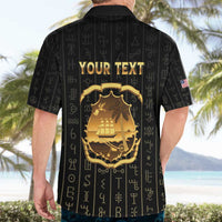 Personalized Liberia Vai Syllabary Vertical Pattern Hawaiian Shirt - Wonder Print Shop