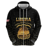 Personalized Liberia Vai Syllabary Vertical Pattern Hoodie - Wonder Print Shop