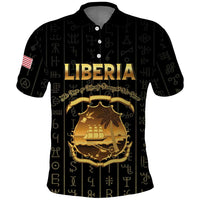 Personalized Liberia Vai Syllabary Vertical Pattern Polo Shirt - Wonder Print Shop