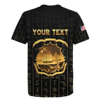 Personalized Liberia Vai Syllabary Vertical Pattern Rugby Jersey - Wonder Print Shop