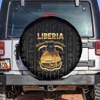 Liberia Vai Syllabary Vertical Pattern Spare Tire Cover - Wonder Print Shop