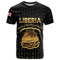 Personalized Liberia Vai Syllabary Vertical Pattern T Shirt - Wonder Print Shop