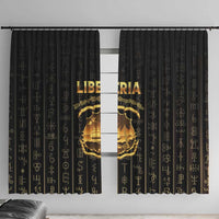 Liberia Vai Syllabary Vertical Pattern Window Curtain - Wonder Print Shop