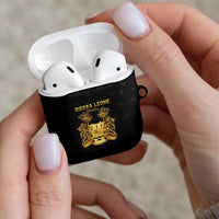 Sierra Leone Vai Syllabary Heritage AirPods Case National Emblem Golden Style - Wonder Print Shop