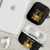 Sierra Leone Vai Syllabary Heritage AirPods Case National Emblem Golden Style - Wonder Print Shop