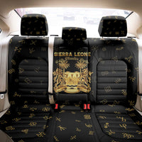 Sierra Leone Vai Syllabary Heritage Back Car Seat Cover National Emblem Golden Style - Wonder Print Shop