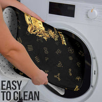 Sierra Leone Vai Syllabary Heritage Bathroom Set National Emblem Golden Style - Wonder Print Shop