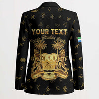 Personalized Sierra Leone Vai Syllabary Heritage Blazer National Emblem Golden Style - Wonder Print Shop