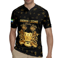 Personalized Sierra Leone Vai Syllabary Heritage Rugby Jersey National Emblem Golden Style - Wonder Print Shop