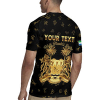 Personalized Sierra Leone Vai Syllabary Heritage Rugby Jersey National Emblem Golden Style - Wonder Print Shop