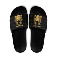 Sierra Leone Vai Syllabary Heritage Slide Sandals National Emblem Golden Style - Wonder Print Shop