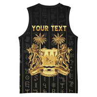 Personalized Sierra Leone Vai Syllabary Vertical Pattern Basketball Jersey - Wonder Print Shop