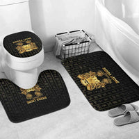 Sierra Leone Vai Syllabary Vertical Pattern Bathroom Set - Wonder Print Shop