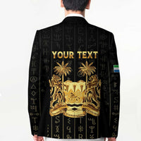 Personalized Sierra Leone Vai Syllabary Vertical Pattern Blazer - Wonder Print Shop